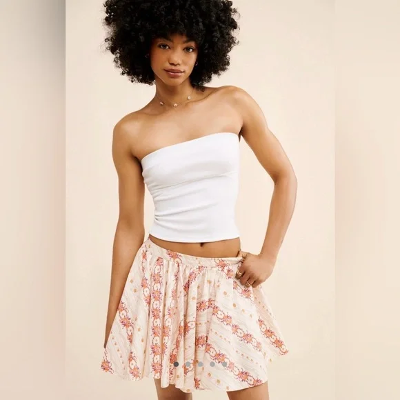 Free People| Gaia Printed Mini Skirt - Picture 2 of 15